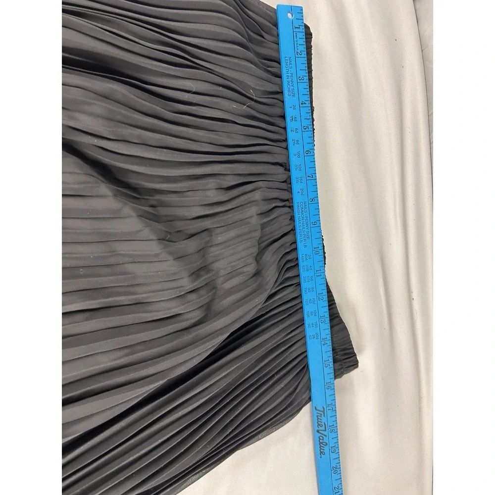 Lot of‎ 2 Womens Size Large Maxi Skirts Pleated Black & Polka Dot A New Day